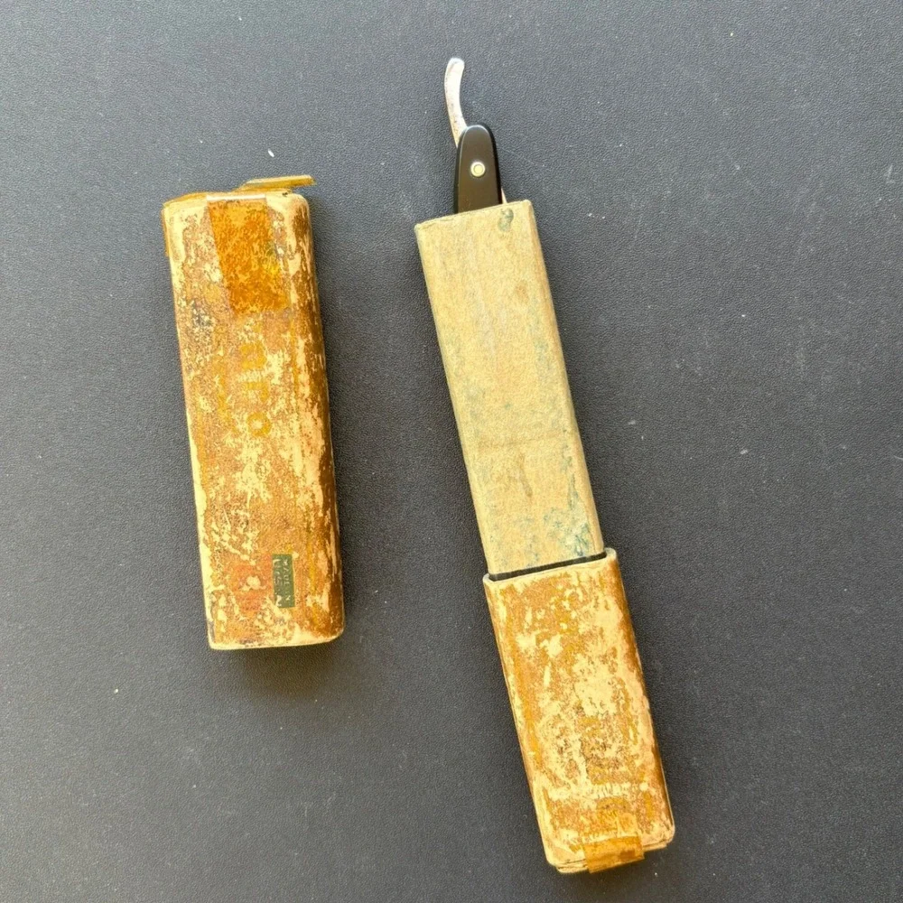 Vintage Hibbard Spencer Bartlett & Co 1145 Barbers A.1. Straight Razor Germany